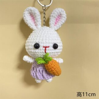 紫色裙小兔